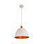 LAMP COLGAR  CHRIS BLANCO/DORADO #20082 40,5CM E27 S/AMP