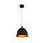 LAMP COLGAR  CHRIS NEGRO/DORADO #20081 40,5CM E27 S/AMP