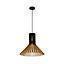 LAMP COLGAR LILY 1L E27 NEGRO D46CM S/A