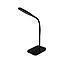 LAMP. ESCRITORIO TIBER LED NEGRO #20098 5W TOUCH CARGADOR USB