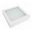 PLAFON CUADRADO SOB 1XE27 CON KIT EMER COLOR BLANCO