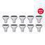 PACK X10 AMP LED 5W LBN #60033 GU10 38° WESTINGHOUSE