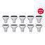 PACK X10 AMP LED 3W LBN #60031 GU10 38° WESTINGHOUSE