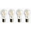 PACK X4 ITEM N° AMP LED FILAMENTO A60 6W LC E27 GV