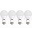 PACK X4 ITEM N° AMP LED BOLA A60 7W LC E27 GV