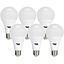 PACK X6 ITEM N° AMP LED BOLA A60 11W LC E27 GV