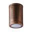 FOCO SOB CIRCULAR COSTA LUX GU10 IP54 OXIDO SIN AMP