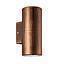 APLIQUE SINTETICO COSTA LUX 2 X GU10 IP54 OXIDO