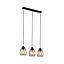 LAMP. COLGAR BEAS 3L E27 DORADO MATE S/A