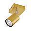 FOCO SOBR.1 LUZ GU10 SILO BRONCE PULIDO S/A