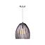 LAMP. COLGAR 1XE27-40W PANTALLA ACRILICA GRIS  D-260MM 