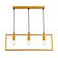 LAMP. COLGAR 3L DOSDE DORADO E27 S/A