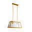 LAMP. COLGAR 2L VANKO E27 DORADO S/AMP