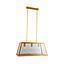 LAMP. COLGAR 3L VANKO E27 DORADO S/AMP