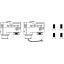 KIT DE SUSPENDER APOLO II CON CONECTOR A RIEL 3F #79414 WESTINGHOUSE