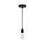 LAMP. COLGAR  MAEVA NEGRO 23CM E27 MAX 60W  S/A