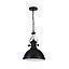 LAMP. COLGAR KURAKE  NEGRO 31CM E27 MAX 60W  S/A