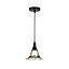 LAMP. COLGAR ZITA NEGRO 15CM E14 MAX 60W  S/A