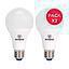 PACKX2 AMP LED BOLA A60 11W LC #40052 E27 WESTINGHOUSE G11