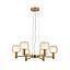 LAMP. COLGAR CERRETO 6L ORO GLASS E14  S/A