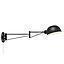 APLIQUE PORTLAND 1L E27 NEGRO S/A