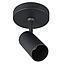 FOCO SOBR. 1 LUZ GU10 ARSIS II XL NEGRO MATE S/AMP