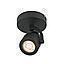 FOCO SOBR.1 LUZ GU10 KOMO NEGRO MATE S/A