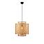 LAMP. COLGAR STRATI 1L NATURAL E27 D500MM S/A