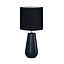 LAMPARA MLG NICCI NEGRO H41CM E14 40W MAX S/AMP