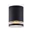 FOCO SOBREPUESTO EXTERIOR MANN PC ALUMINIO IP44 9X9X11.5 NEGRO 1XGU10 S/A