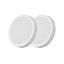 PACK X2 PANEL LED CIRC 18W 6500K SOB BCO D19CM PLASTIC BP SB