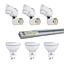 PACK X3 FOCO COTTON BLANCO C/RIEL C/AMPOLLETAS GU10