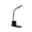 LAMP MESA ZYRA C/CARGADOR INALAMBRICO 5W CCT NEGRO