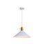 LAMP COLGAR KEGEL BLANCO/DORADO 1L E27 S/A