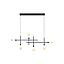 LAMP COLGAR 6L TRAMA G9 METAL NEGRO S/A