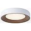 PLAFON SOLARA CIRCULAR LED 35W 2700K 832LM BLANCO MADERA D50CM
