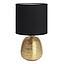LAMP OSCAR DORADO/NEGRO 1L E27 60W S/A
