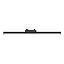 LUM.LINEAL LED PARA RIEL 18W 1800LM 3000K 60CMS NEGRO