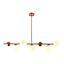 LAMP COLGAR SOLEN ROJO BRONCE 7L E27 S/A