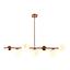 LAMP COLGAR SOLEN ROJO BRONCE 7L E27 S/A