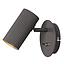 APLIQUE DE PARED 1 LUZ AJUSTABLE GRIS GU10 C/ SWITCH S/A DAWA