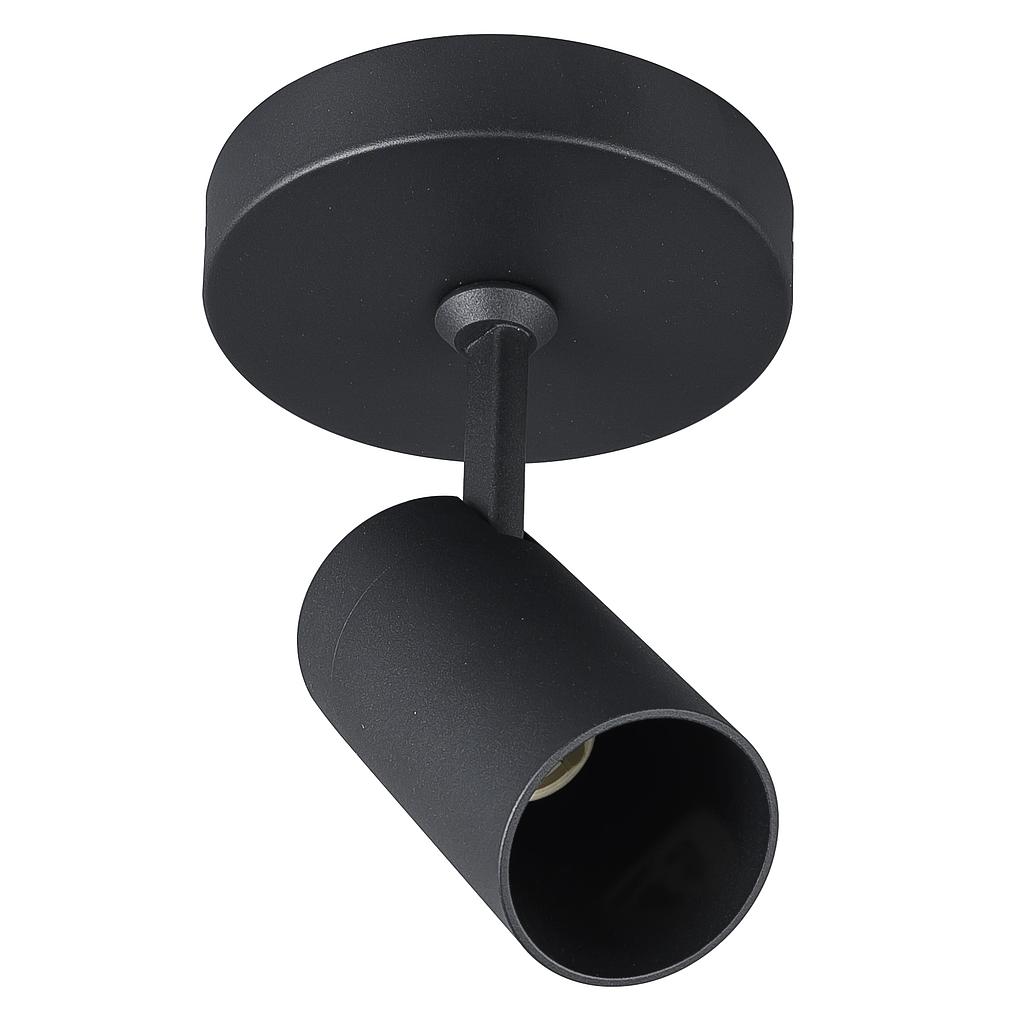 FOCO SOBR. 1 LUZ GU10 ARSIS II XL NEGRO MATE S/AMP