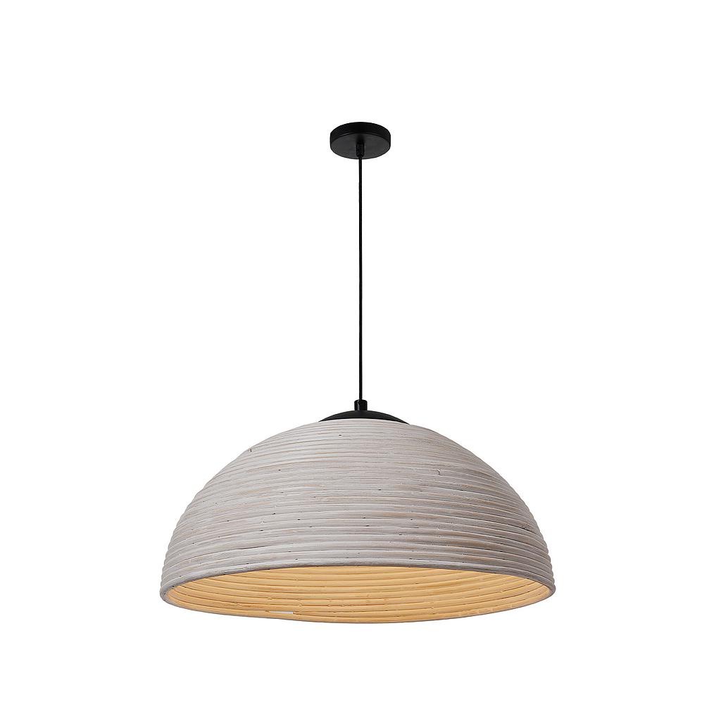 LAMP COLGAR CISTELLA 1XE27 D50CM MADERA S/A