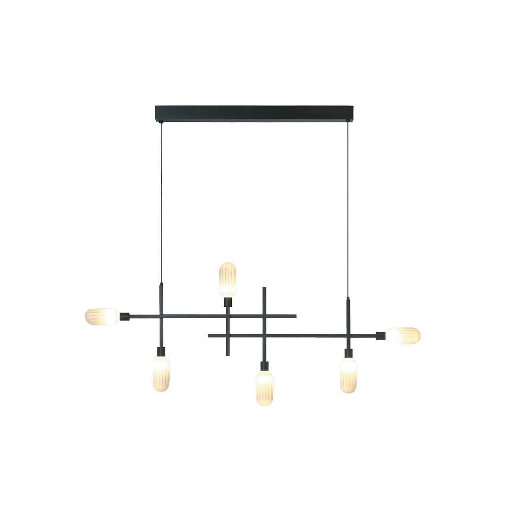 LAMP COLGAR 6L TRAMA G9 METAL NEGRO S/A