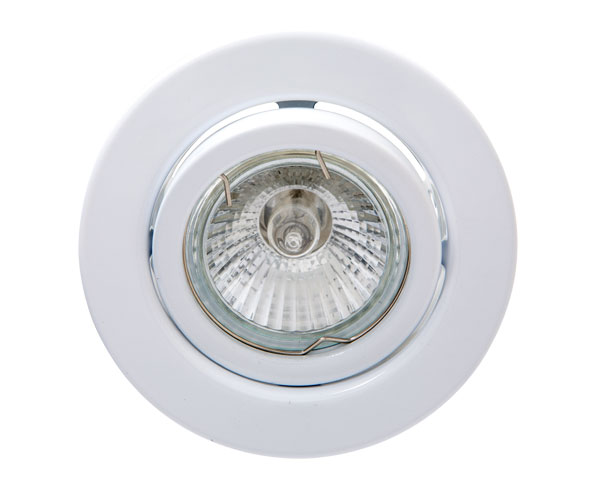 KIT DOWNLIGHT BASC METAL GU10 BLCO C/CONECT.S/AMP.