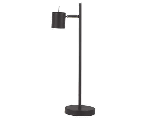 LAMP ESC 1L GU10 SILO NEGRO MATE  S/A