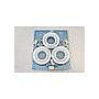 PACK X3 DOWNLIGHT BASC GU10 METAL BCO C/CON S/AMP
