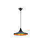 LAMP. COLGAR  DONORA WIDE NEGRO 36CM E27 MAX 60W  S/A