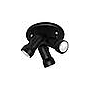PLAFON 3L R63 NEGRO