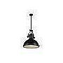 LAMP COLGAR HOBSON 1L E27 NEGRO D31CM S/A